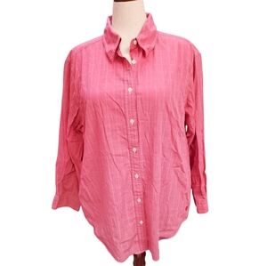 Tommy Hilfiger Coral Button-Down Shirt